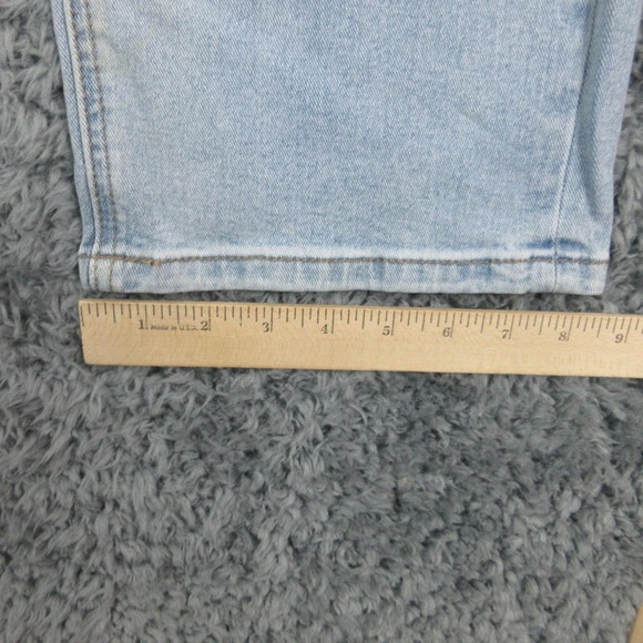 Easy Clothes Jeans Womens 28 Light Wash High Waist Ankle Straight 27x28.5 NWT - Picture 10 of 16